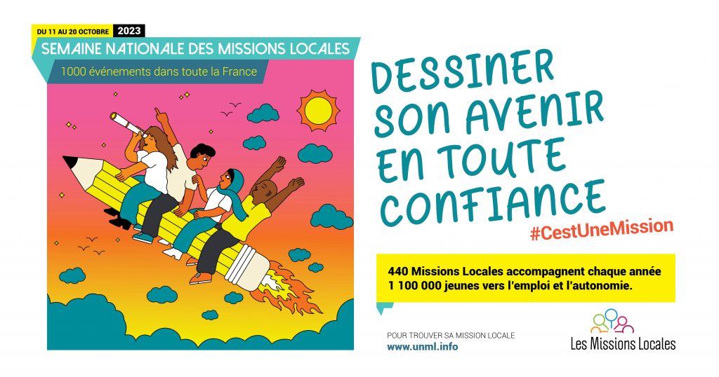 Semaine nationale des Missions Locales affiche nationale